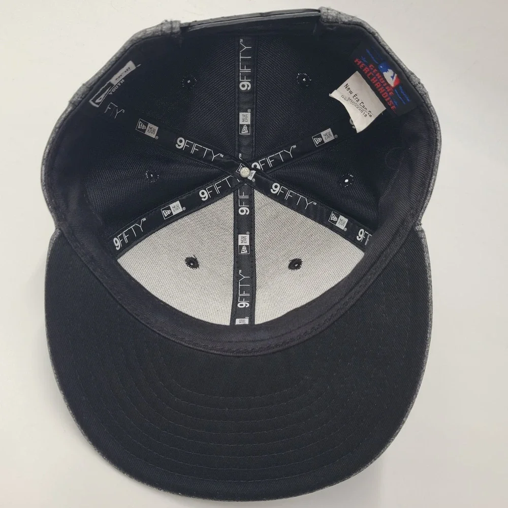 Youth Tampa Bay Rays Hat Snapback New Era 9Fifty Black Gray MLB Baseball Boys